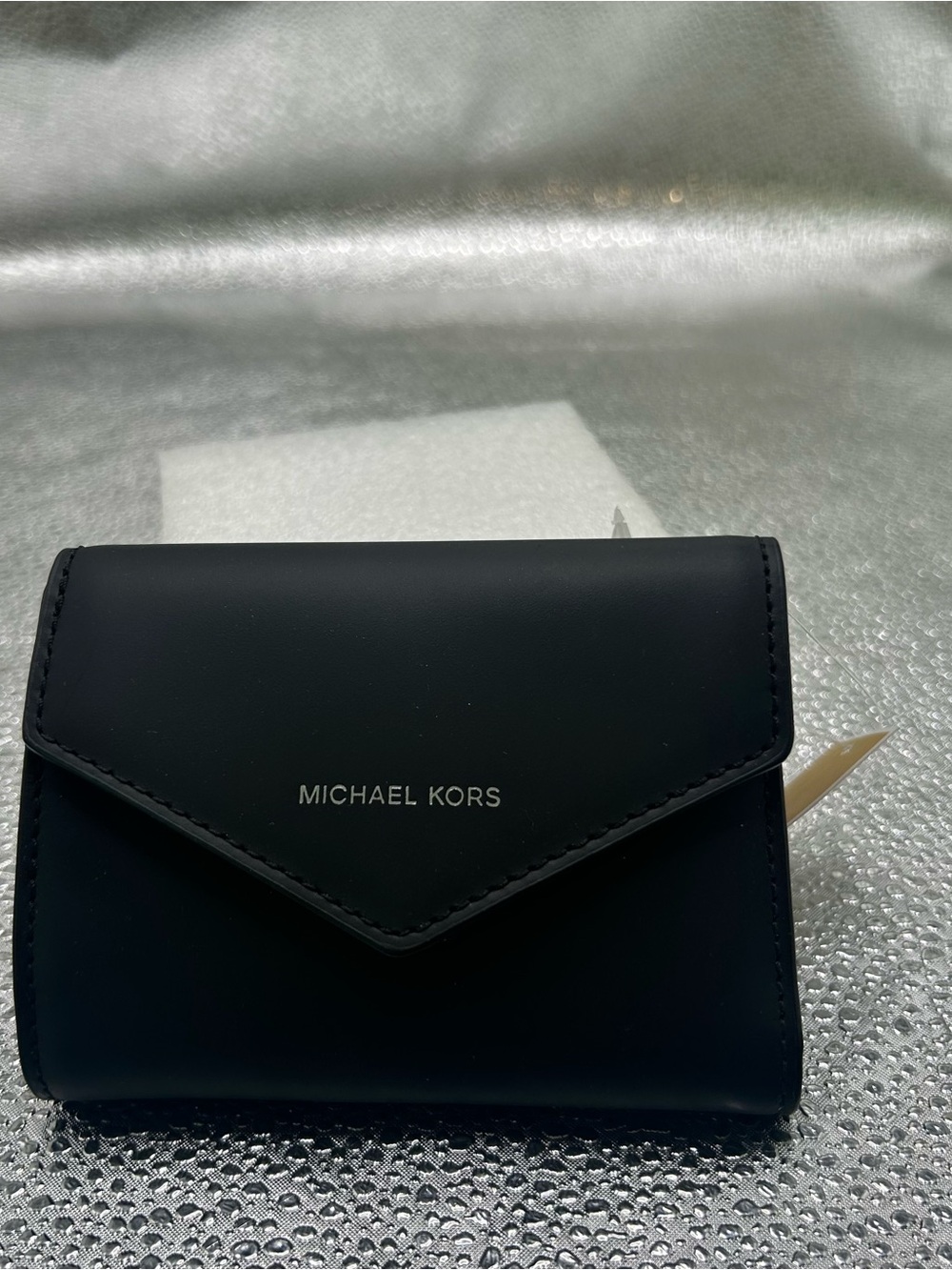 Michael Kors Black Envelope Card Wallet